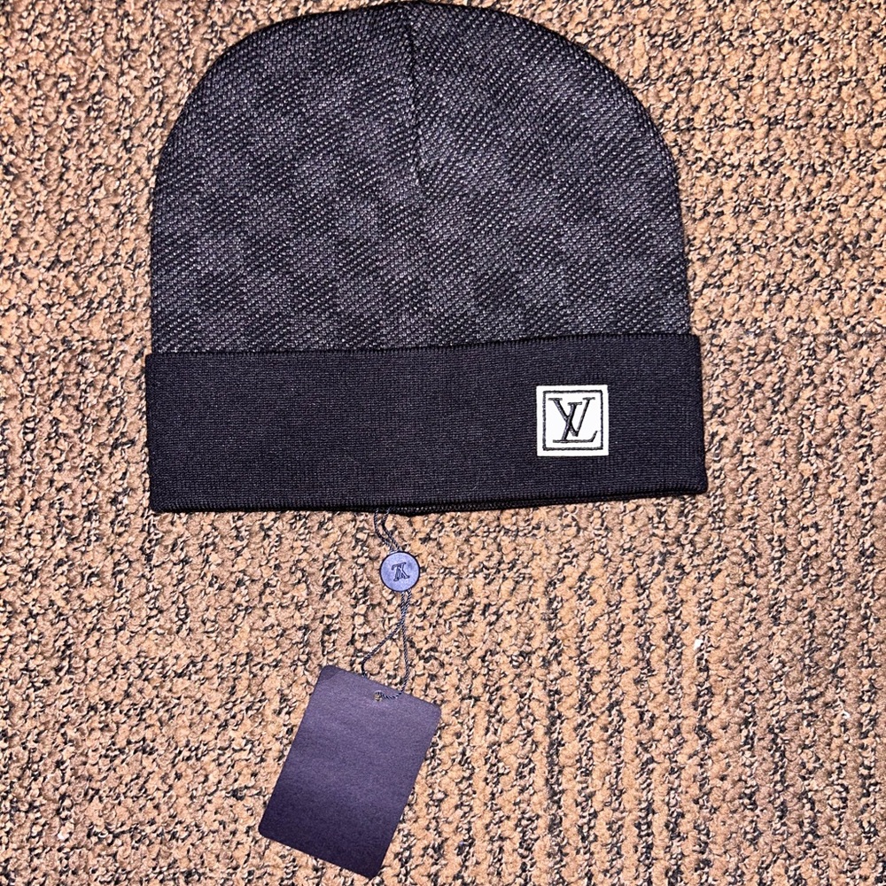 Louis Vuitton Black Beanie